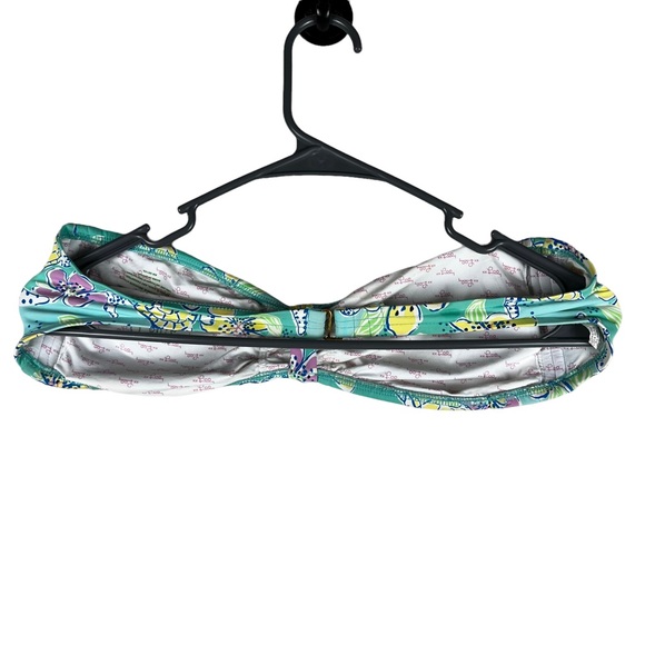 Lilly Pulitzer Turtle Print Strapless Bikini Top Size Medium - Picture 4 of 4